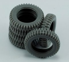 MP Originals A48008: 1/48 Spare Tires for Jeep Willys