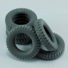 MP Originals A48009: 1/48 Spare Tires for German 3t 4X2 Truck