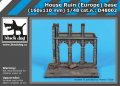 BlackDog D48002: 1/48 House Ruin (Europe) diorama base