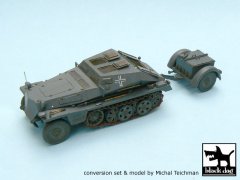 BlackDog T48009: 1/48 Sd.Kfz.252 & Sd.Anh.32 conversion set