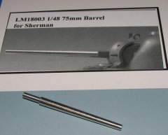 LionMarc LM18003: 1/48 75mm Barrel for Sherman