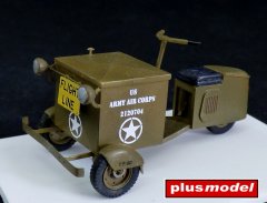 Plus Model 4011: 1/48 US Scooter - Package Delivery