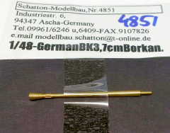 Schatton Modellbau 4851: 1/48 3.7cm Bordkanone barrel