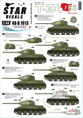 Star Decals 48B1013: 1/48 T-34-85 Red Army 1944-45