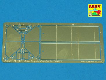 Aber 48A06: 1/48 Rear large fuel tanks for T-34/76