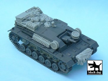 BlackDog T48030: 1/48 Sturmgeschutz III Ausf.B accessories set