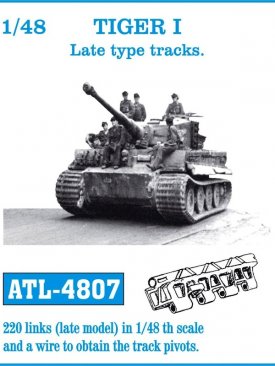 Friulmodel ATL-4807: 1/48 TIGER I Late type tracks