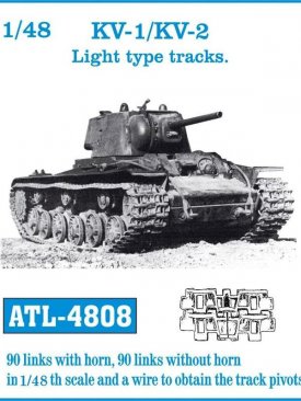 Friulmodel ATL-4808: 1/48 KV-1/KV-2 Light type tracks