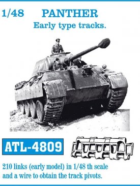 Friulmodel ATL-4809: 1/48 PANTHER Early type tracks