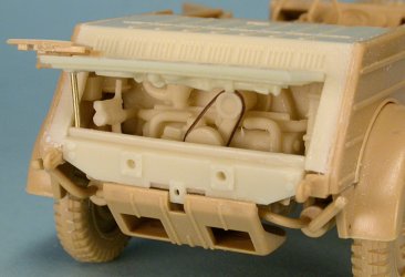 GasoLine GAS48059K: 1/48 Motor for Kubelwagen with Cold Weather Starter for Panther