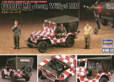 Hasegawa 36011: 1/48 'Follow Me' Jeep Willys MB
