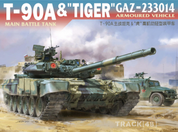 Suyata NO002: 1/48 T-90A & GAZ "Tiger" Armoured Vehicle