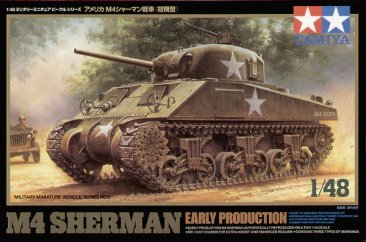 Tamiya 32505: 1/48 US M4 Sherman Early Tank