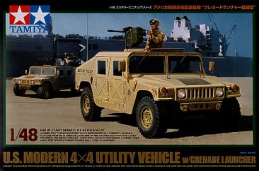 Tamiya 32567: 1/48 US Modern 4x4 Utility Vehicle w/Grenade Launcher