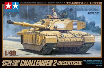 Tamiya 32601: 1/48 British Challenger 2 - desertised