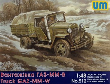 UM 512: 1/48 GAZ-MM-W Soviet Truck
